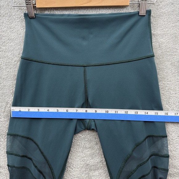 Lululemon Seek The Heat Tight 28" Green Womens 6 Full On‎ Luxtreme Mesh W5BCVS - Picture 7 of 9